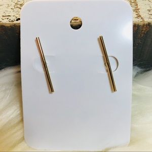 Gold Bar Studs *free with purchase*